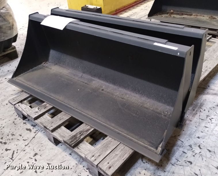 (2) Alo AB C2 skid steer buckets  - EG9936