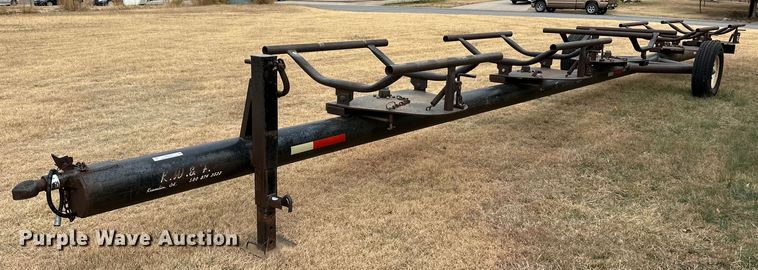 KW&F hay bale trailer - ER8142