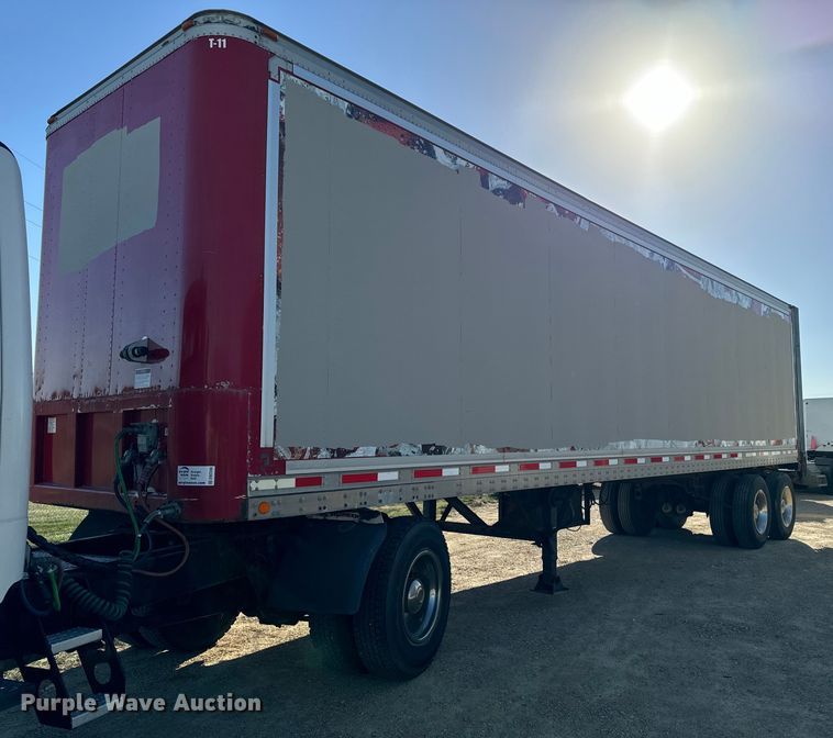 1992 Fruehauf FB8-NT2-45N dry van trailer - DW2346
