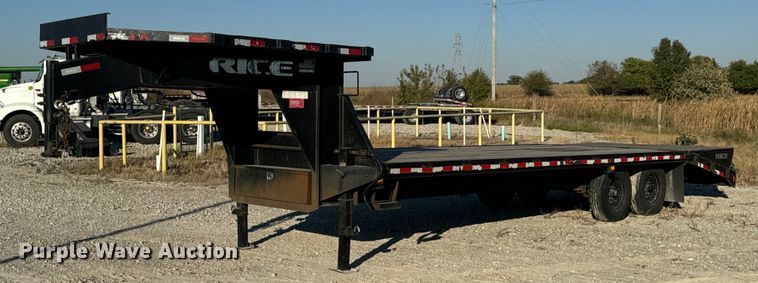 2020 Rice D0G14205 drop deck equipment trailer - EH7108