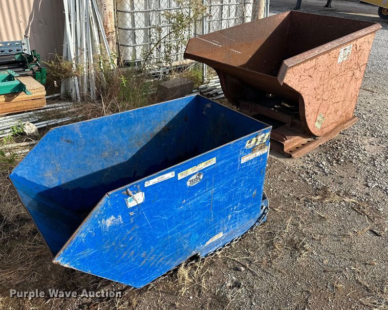 (2) dump hoppers - EJ4967