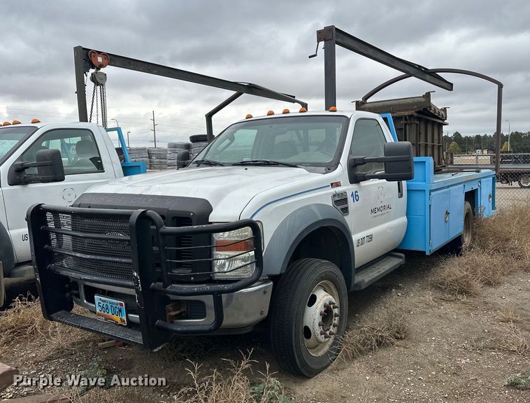 2008 Ford F550 Super Duty XL flatbed truck - EN2539