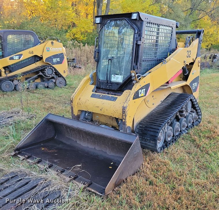 2011 Caterpillar 257B3 tracked skid steer loader - DN3597