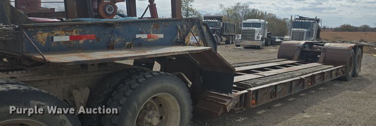 1973 Talbert TD50HRG lowboy equipment trailer - DQ5225