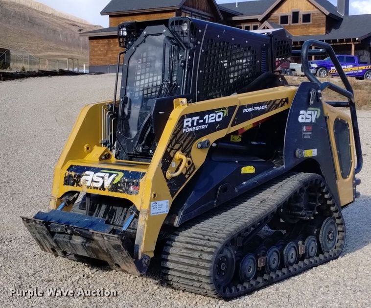 2021 ASV RT-120 Forestry tracked skid steer loader - DQ6197