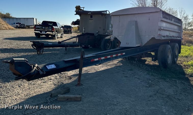 1979 Truckweld PTEVSC end dump pup trailer - DW2318
