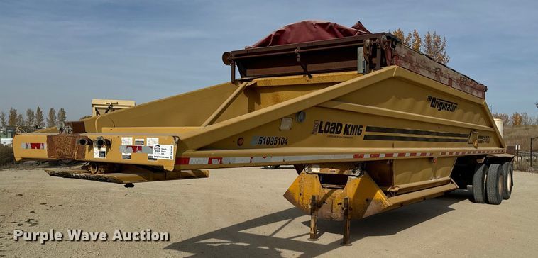 1995 Load King 2060-40-2 bottom dump trailer - DW2348