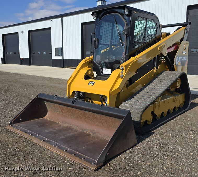2017 Caterpillar 299D2 tracked skid steer loader - DW3862