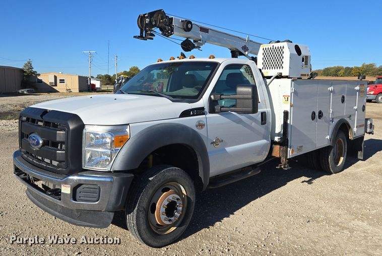2011 Ford F550 Super Duty XL utility / service truck - EE7842