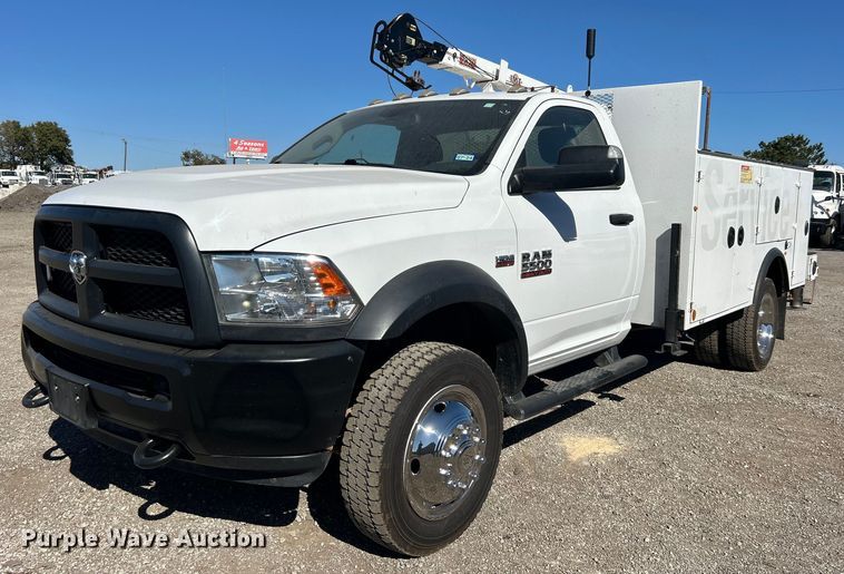 2018 Dodge Ram 5500HD utility / service truck - EG1163