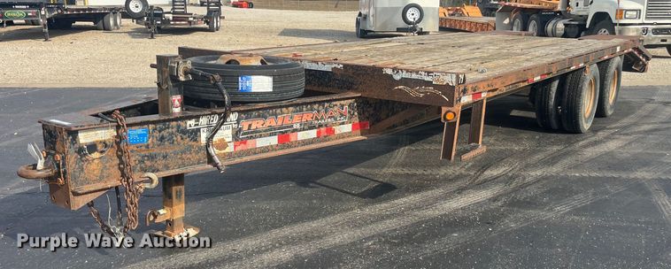 2008 Trailerman HHT8185R20 equipment trailer - EH2919
