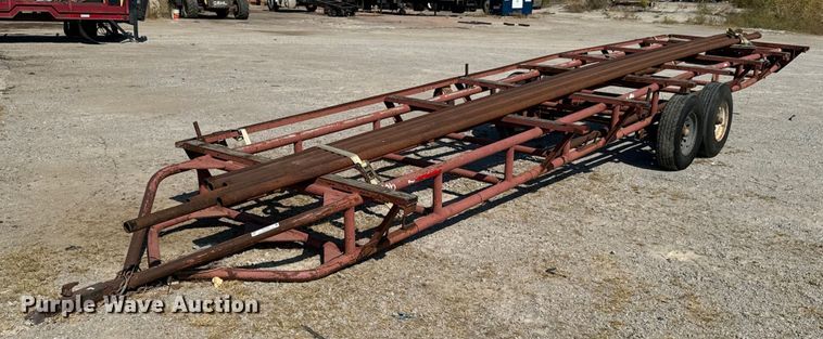 Shop built pipe trailer - JE9359