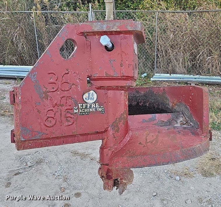 Jeffery Machine Inc boulder extractor - OJ9018