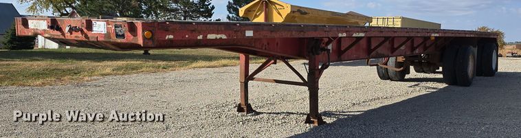 1989 Fontaine Trailer Company FTW-4-8048WSA flatbed trailer - DW3861