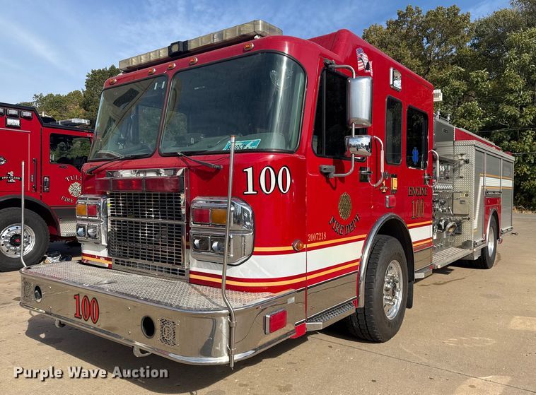 2007 Spartan Gladiator pumper fire truck - DO7602