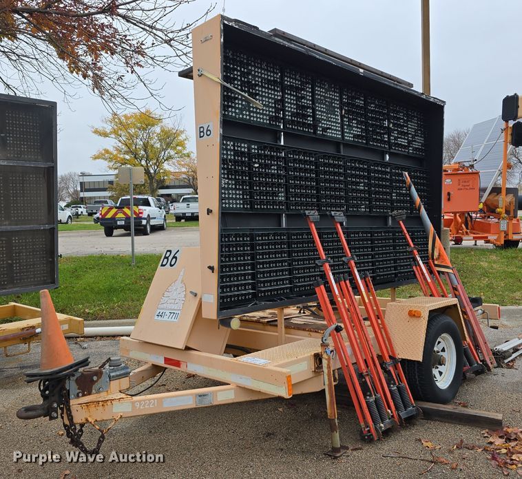 (3) Ver-Mac message board trailers - DW3931