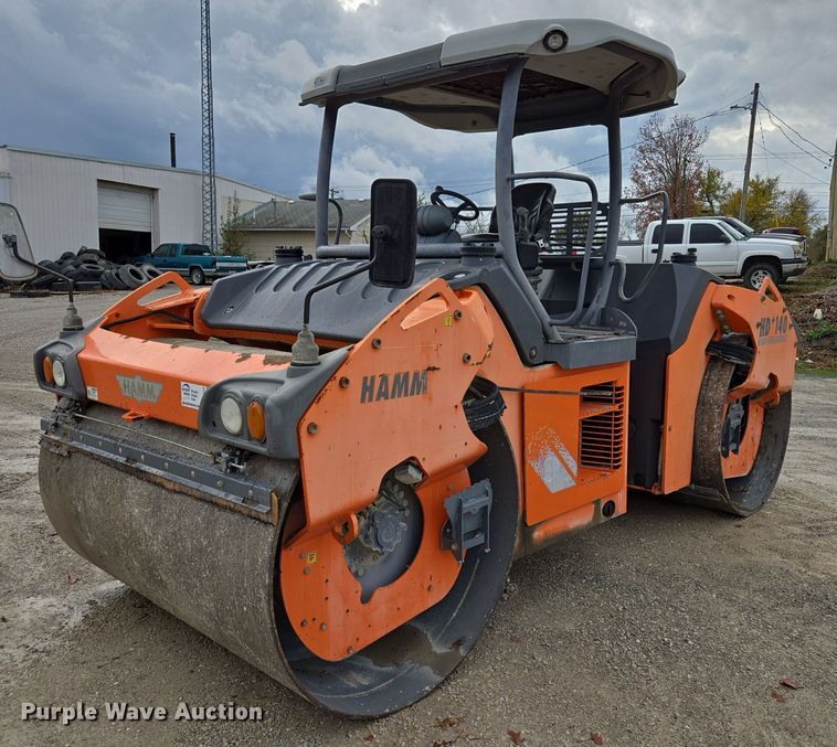 2011 Hamm HD140 double drum vibratory roller - EE8714