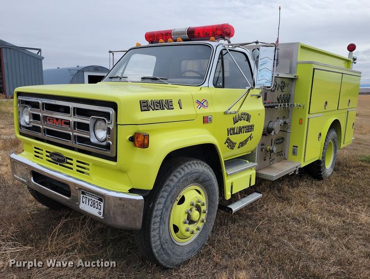 1986 GMC C7000 pumper fire truck - OH9347