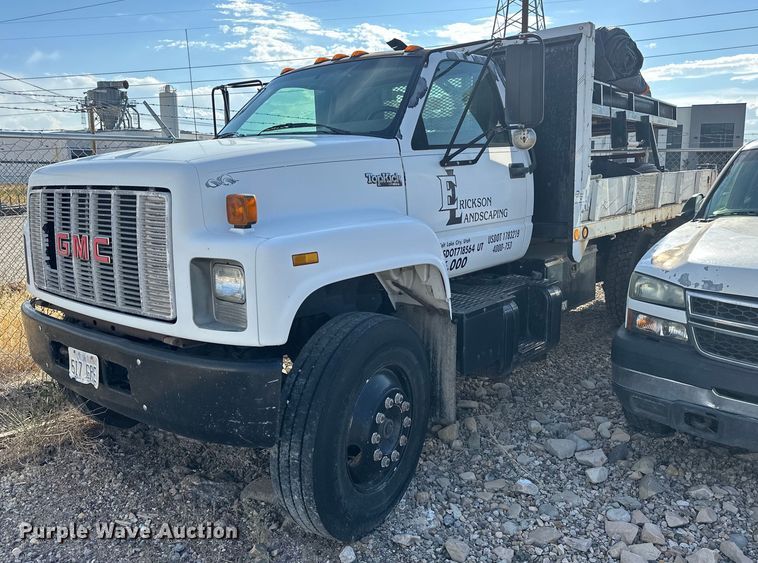 1994 GMC Topkick C5500 dump flatbed truck - DP3356