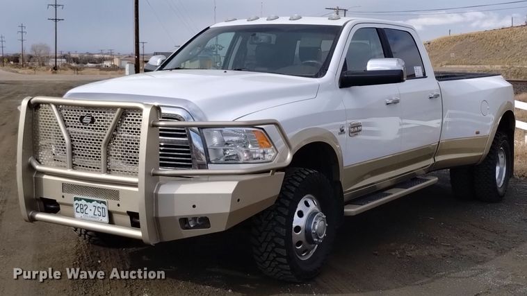 2012 Dodge Ram 3500 Longhorn Crew Cab pickup truck - DV6574