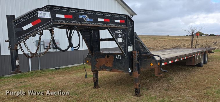 2012 Load Trail hydraulic tail equipment trailer - DW3944