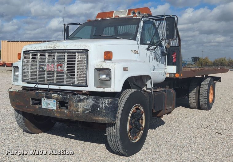 1991 GMC Topkick rollback truck - EQ2414