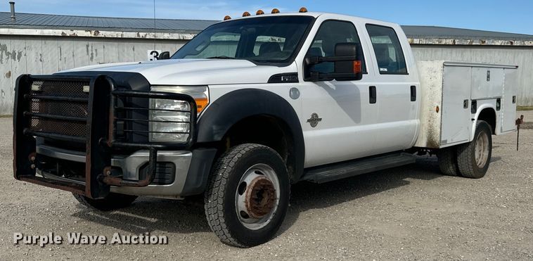 2014 Ford F450 Super Duty XL  Crew Cab utility / service truck - MS9949