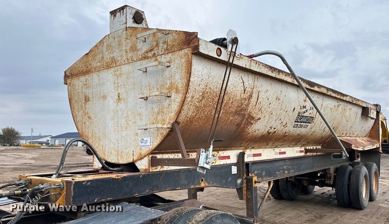 1986 Shop built end dump trailer - DQ3182
