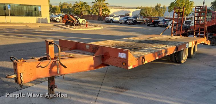 2001 Shur Shar ST-24-19DR equipment trailer - DT5315
