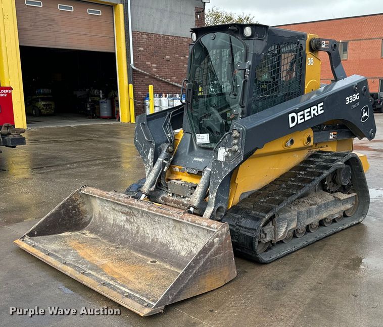 2019 John Deere 333G tracked skid steer loader - DW2391