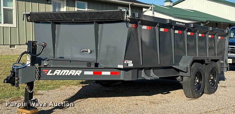 2024 Lamar DL831627 dump trailer - EJ5088