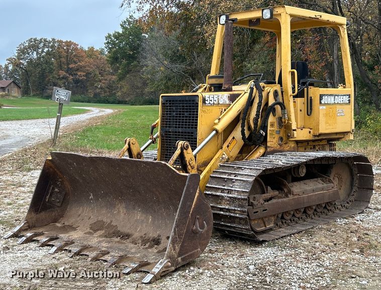 2000 John Deere 555G WT Series IV track loader - EK3616