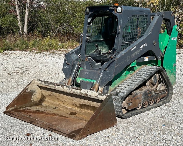2016 John Deere 317G tracked skid steer loader - EK3675