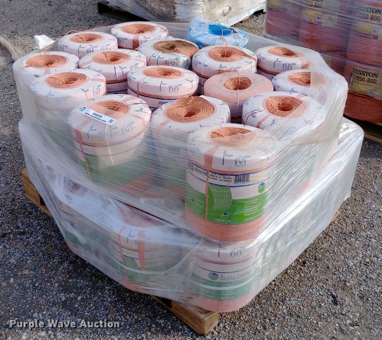Approximately 34 balecord twine rolls - EN8526