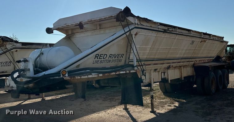 1997 Red River MFG LB334 live bottom trailer - DN0808