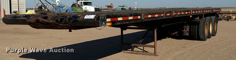 1980 Shop built oilfield trailer - DO1754