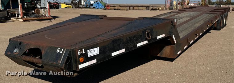 2008 Monarch drop deck oilfield trailer  - DO1760