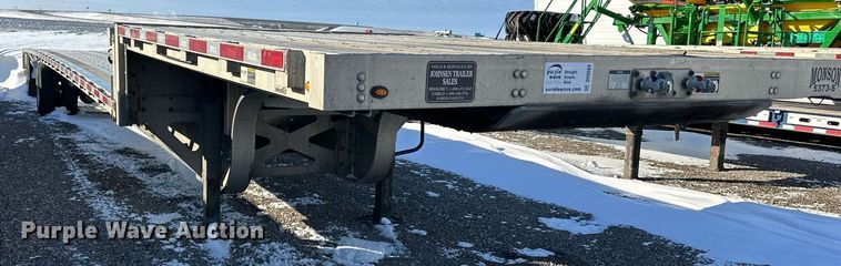 2017 Wilson AD-1080 drop deck equipment trailer - DV0504
