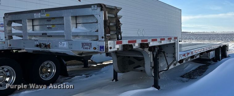 2018 Wilson AD-1080 drop deck equipment trailer - DV0506