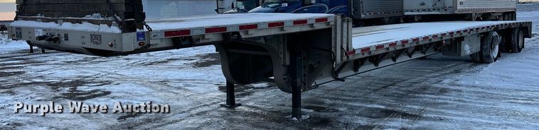 2019 Wilson AD-1080 drop deck equipment trailer - DV0510