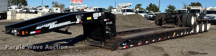 2021 Eager Beaver 55GSL/3 lowboy equipment trailer - EG2213