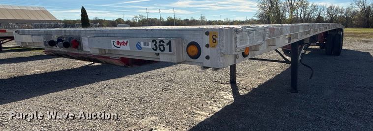2012 Wilson CF1080 flatbed trailer - EG7881