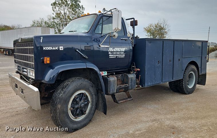 1988 Chevrolet Kodiak utility / service truck - EI8554