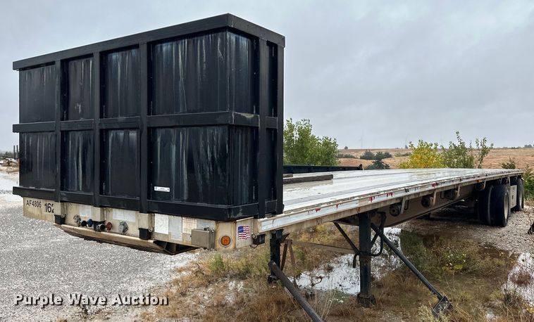 2007 Fontaine PAFTW58048WSWT flatbed trailer - ER8166