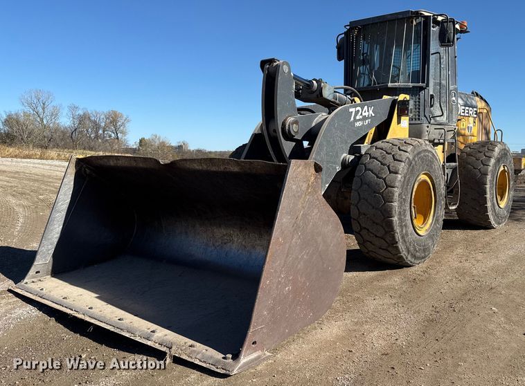 2009 John Deere 724K high lift wheel loader - DO7639