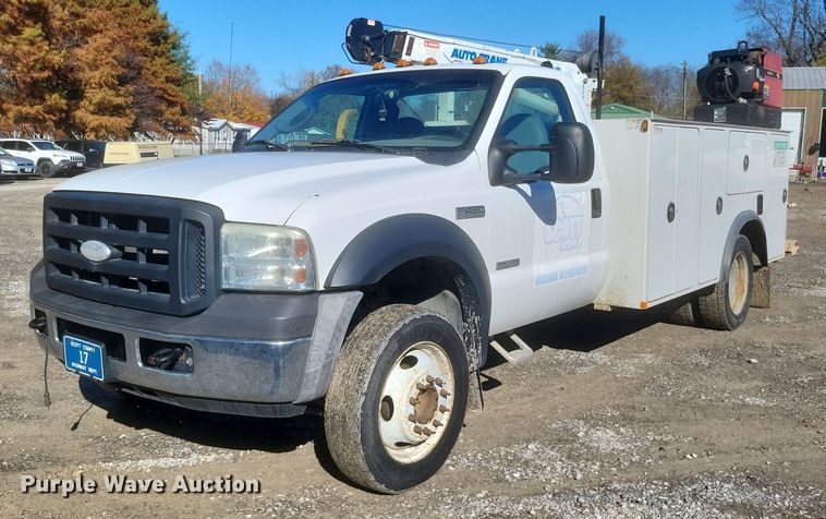 2007 Ford F450 Super Duty XL utility / service truck - DQ3794
