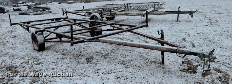 Shop built pipe trailer - DX3758