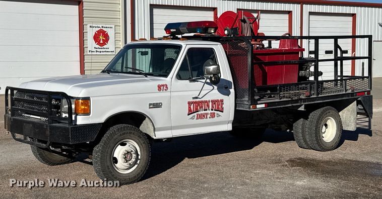 1988 Ford F350 brush fire truck - DX3838