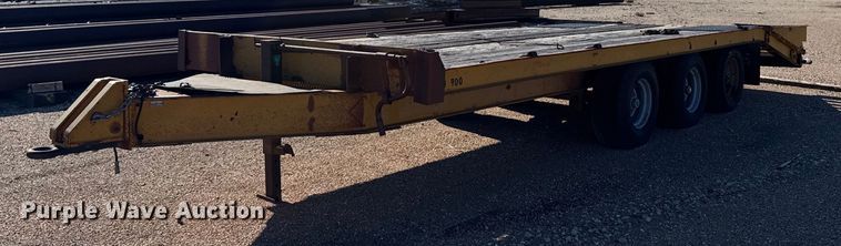 1976 Trail King equipment trailer - DX3845