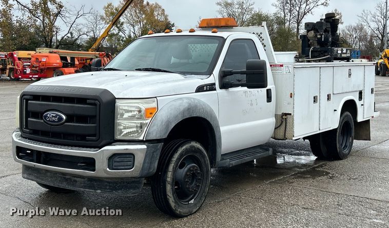 2012 Ford F550 Super Duty XL utility / service truck - NJ9563
